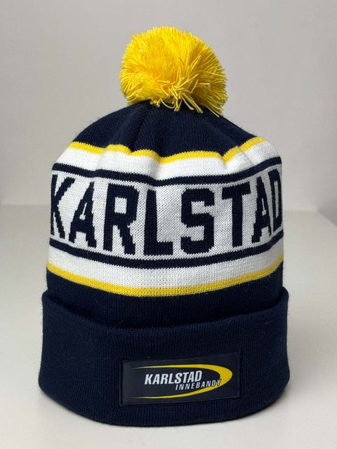 Karlstad IBF - Stickad mössa med tofs